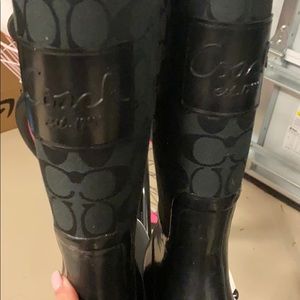 Coach Rain Boots - Gently Used